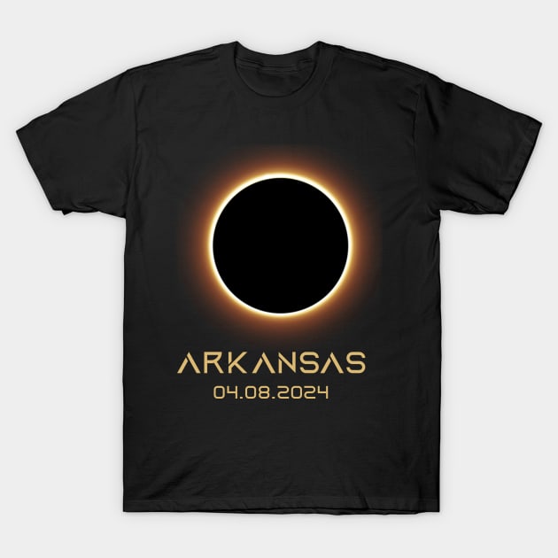 Total-Solar-Eclipse-2024-Arkansas T-Shirt by LegendDerry